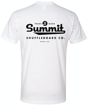 Summit - Classic - T-Shirt - White — Summit Shuffleboard